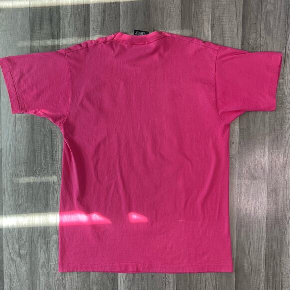 Vintage Tweety Bird Sylvester Cat Large Graphic Beach Sunscreen T-Shirt Pink XL - Picture 10 of 10